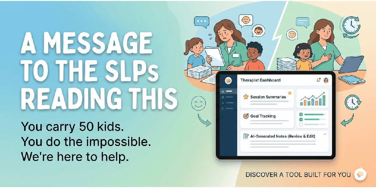 A Message to the SLPs Reading This